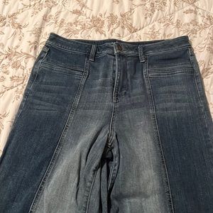 New York &Co wide leg ankle jeans